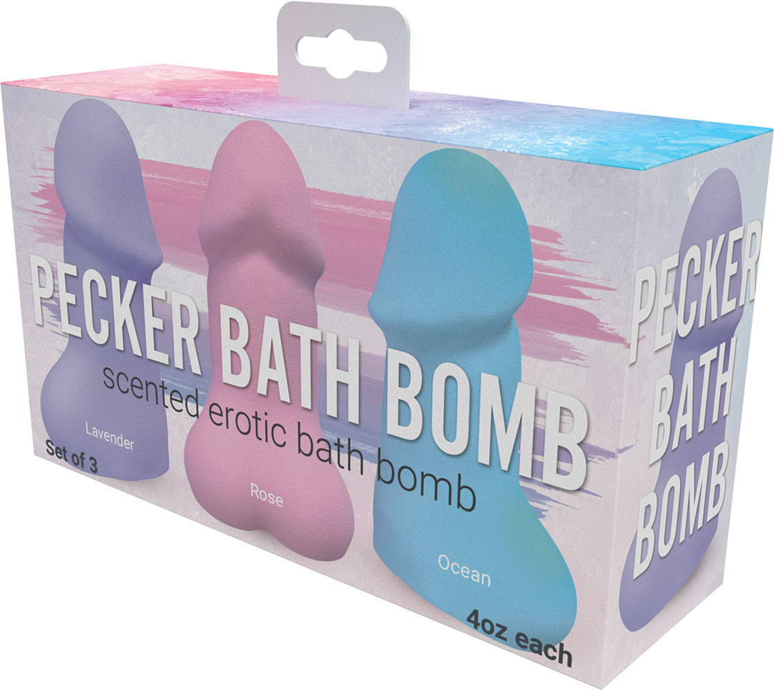 Pecker Bath Bombs 3 Pk - Image 2