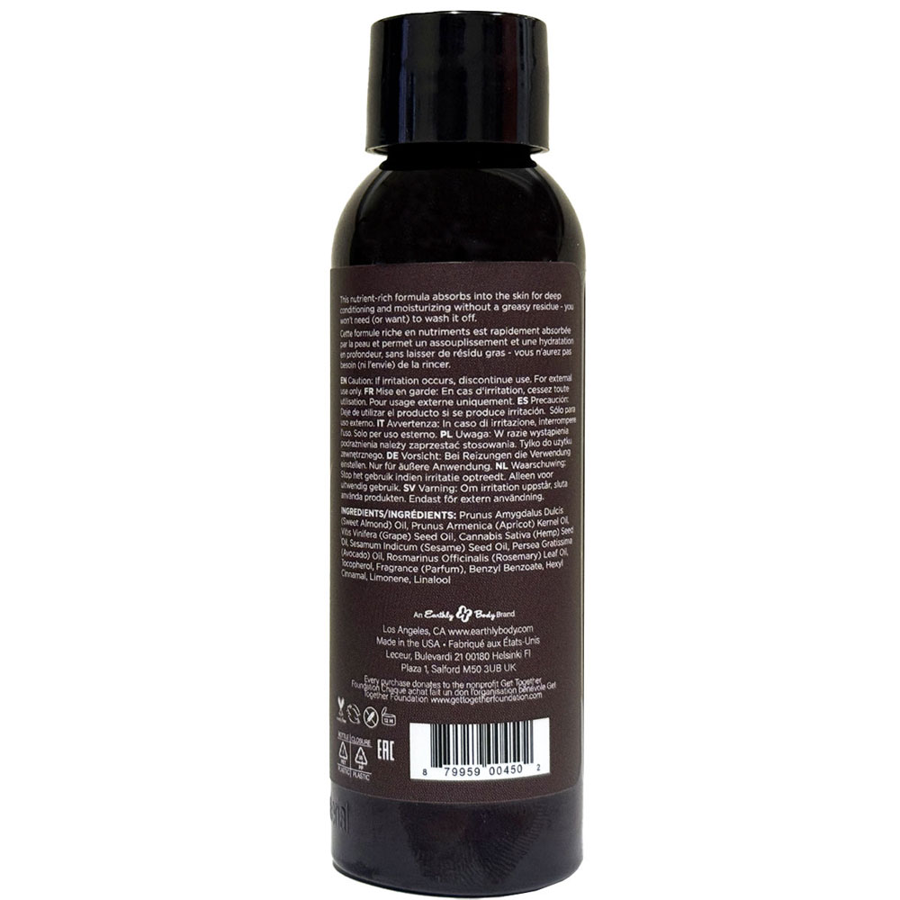 Hemp Seed Massage and Body Oil - Dreamsicle 2 Fl. Oz./ 60ml - Image 2