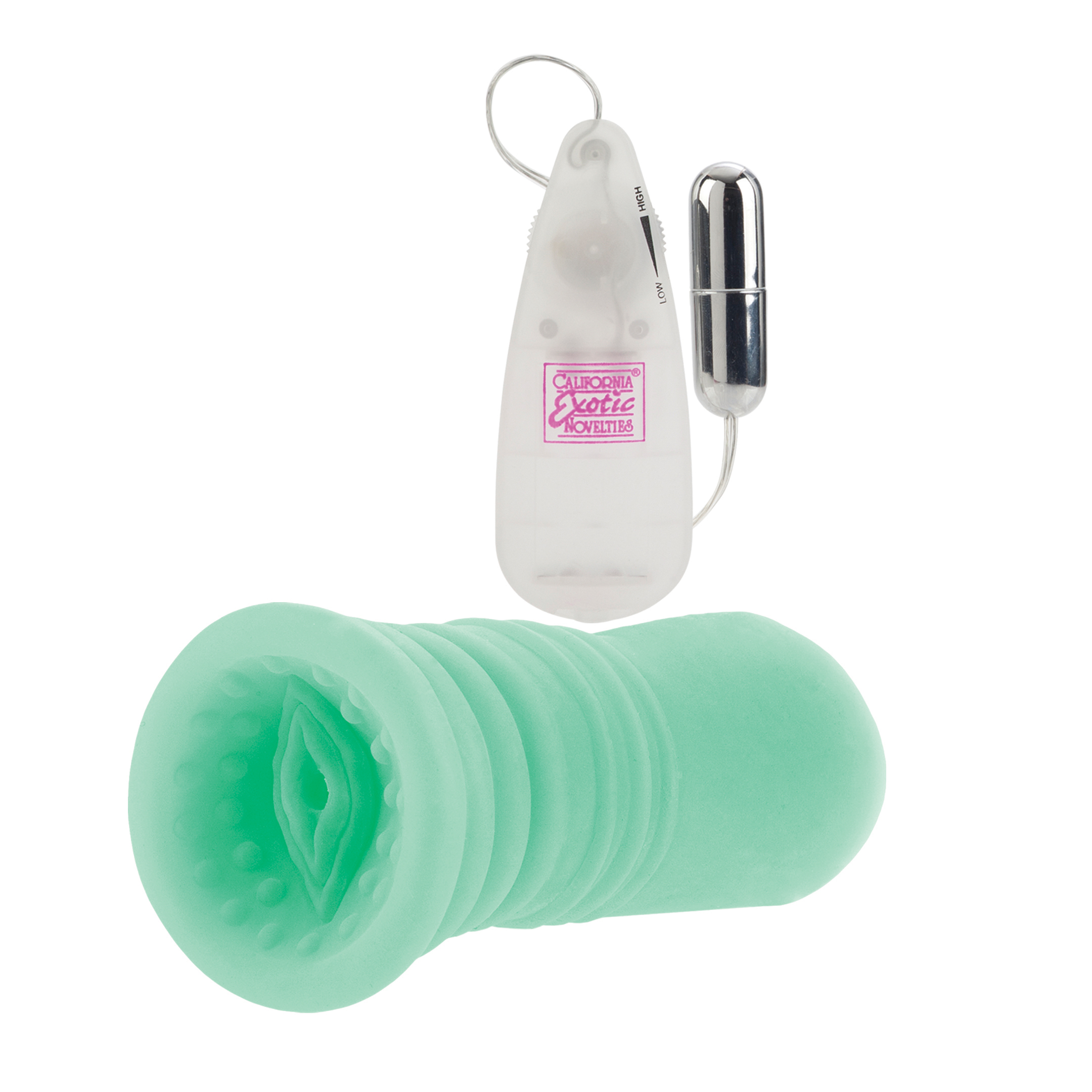 Sue Johanson Glow-in-the-Dark Vibrating Super Head Honcho - White - Image 2