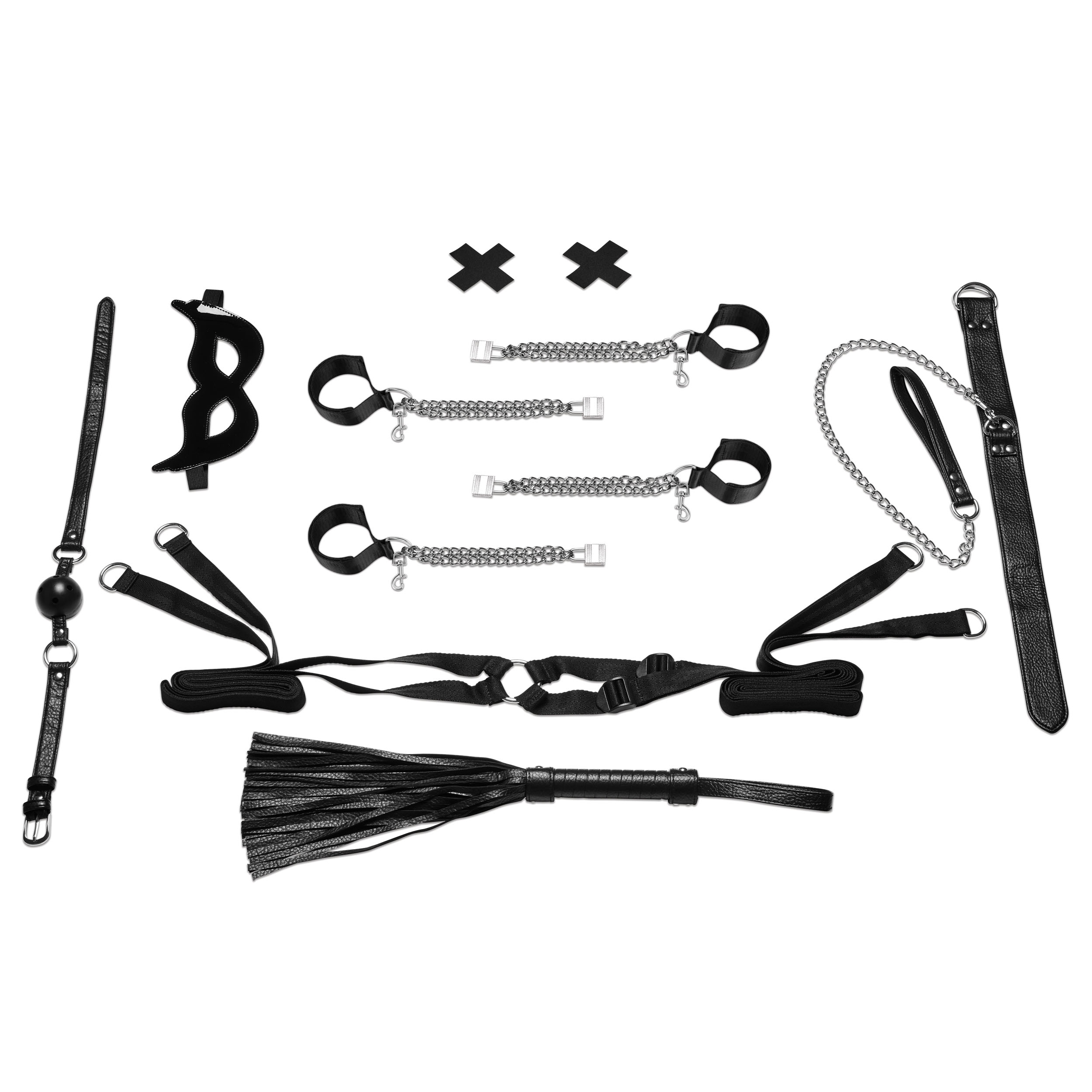Master-Slave Domination Chain-Me-Up 6pc Bedspreaders Set - Image 3