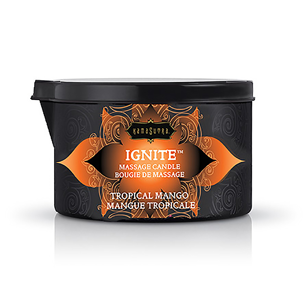 Ignite Tropical Mango Massage Candle - 6 Oz. - Image 2
